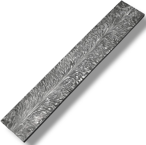 Damascus steel Feather Pattern Billet 