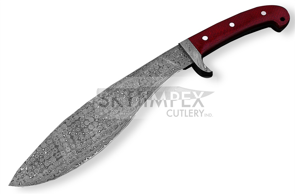 Damascus MACHETE knife